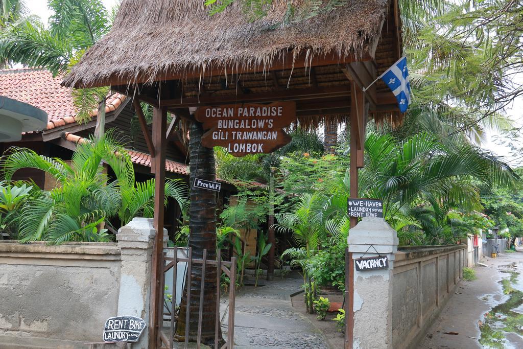 Oceane Paradise Bungalow Gili Trawangan Exteriör bild